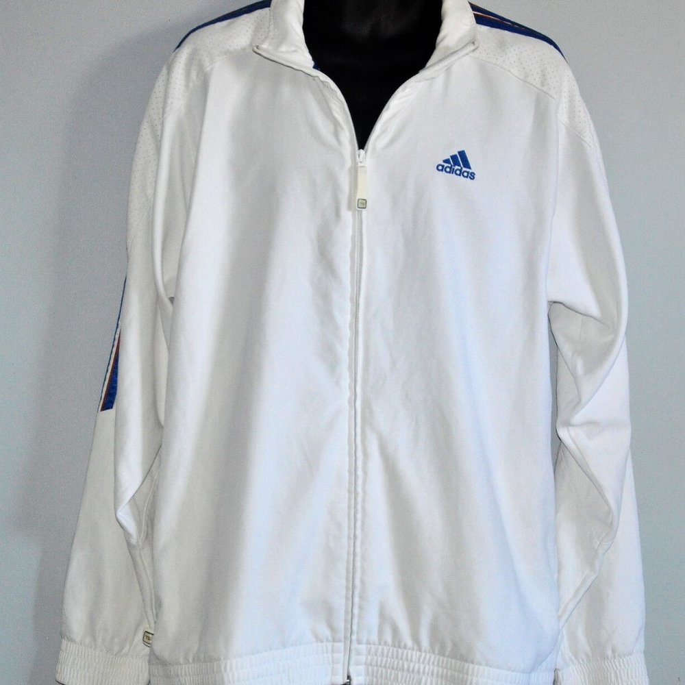 ADIDAS WHITE TS GILBERT ARENAS Edition TRACK Jacket L Oversized 180/96A